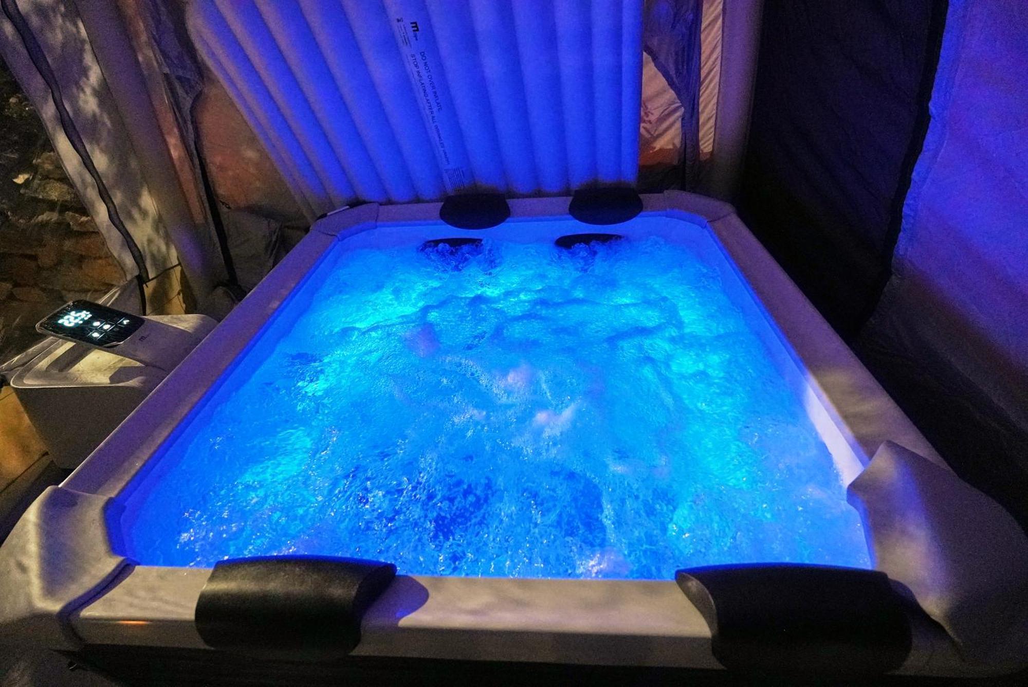 Вилла Aaa View Private Terrace Outdoor Heated Hot Tub Family Fun Бадалона Экстерьер фото