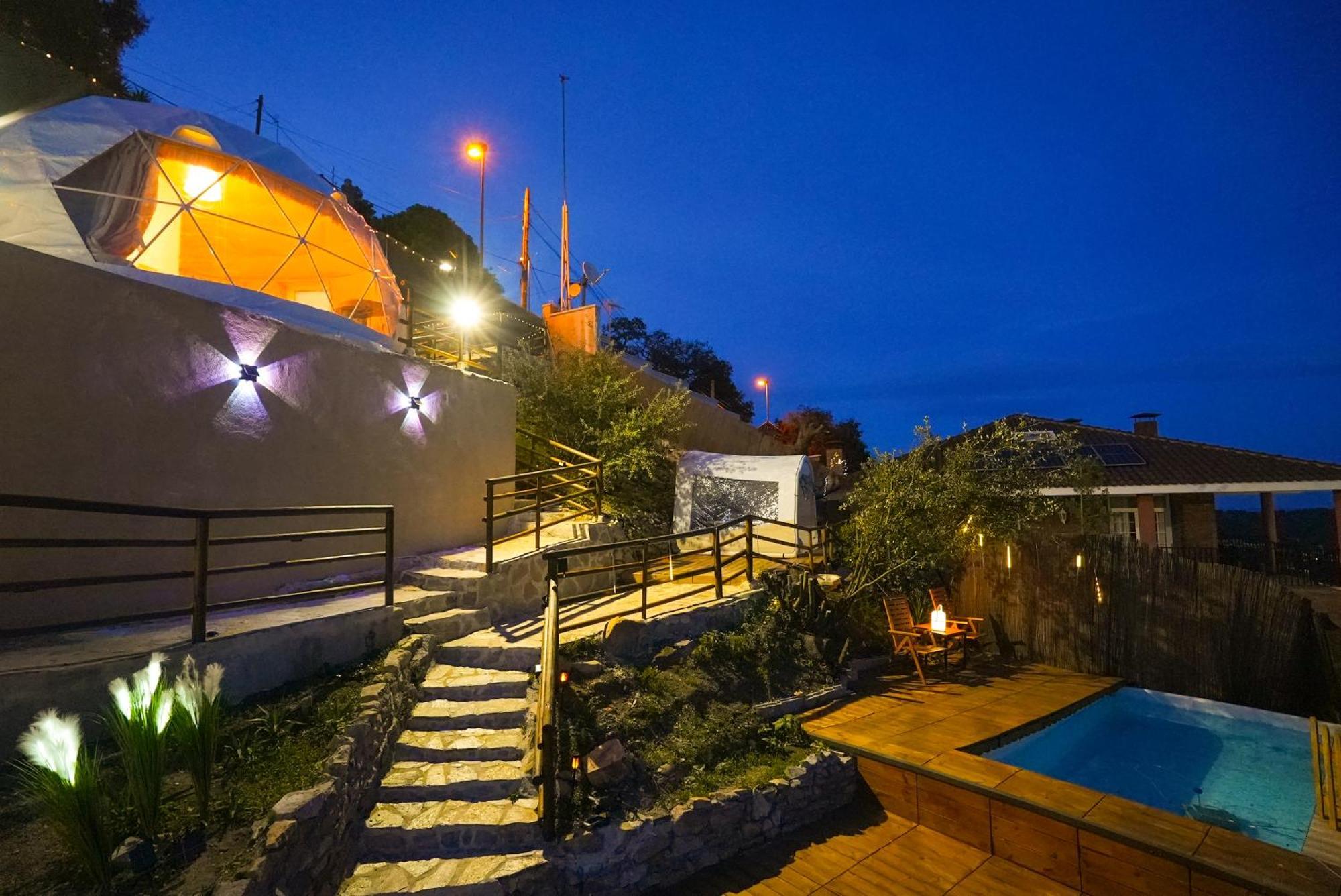 Вилла Aaa View Private Terrace Outdoor Heated Hot Tub Family Fun Бадалона Экстерьер фото