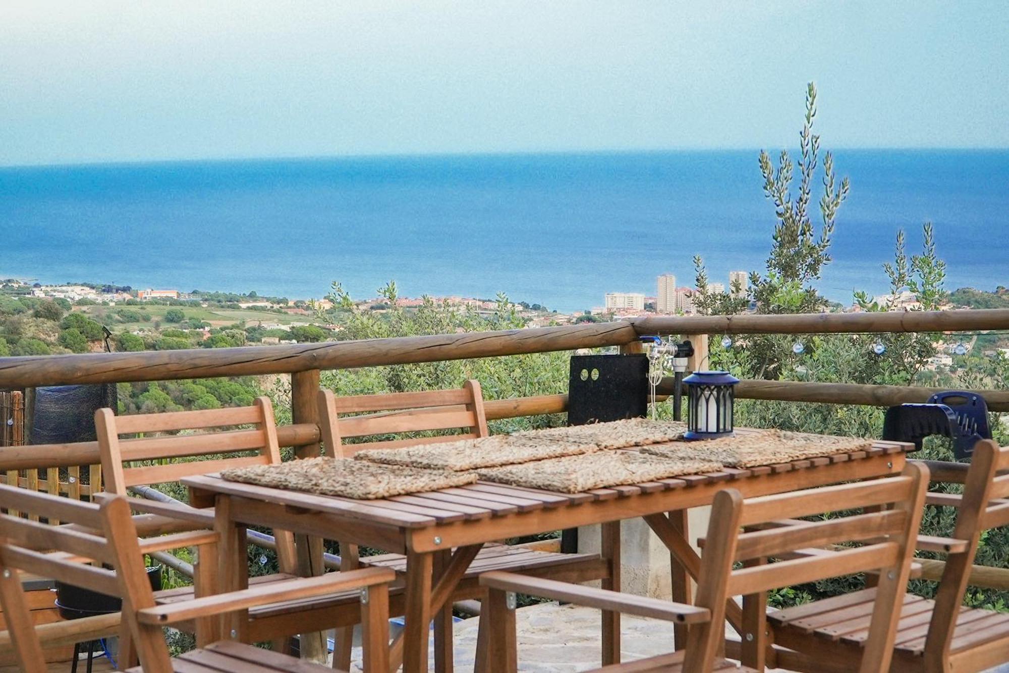 Вилла Aaa View Private Terrace Outdoor Heated Hot Tub Family Fun Бадалона Экстерьер фото