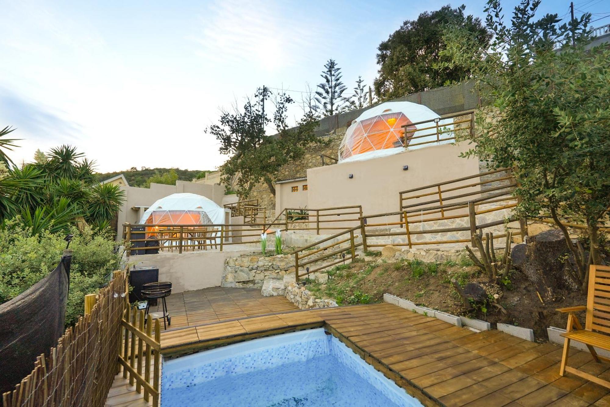 Вилла Aaa View Private Terrace Outdoor Heated Hot Tub Family Fun Бадалона Экстерьер фото